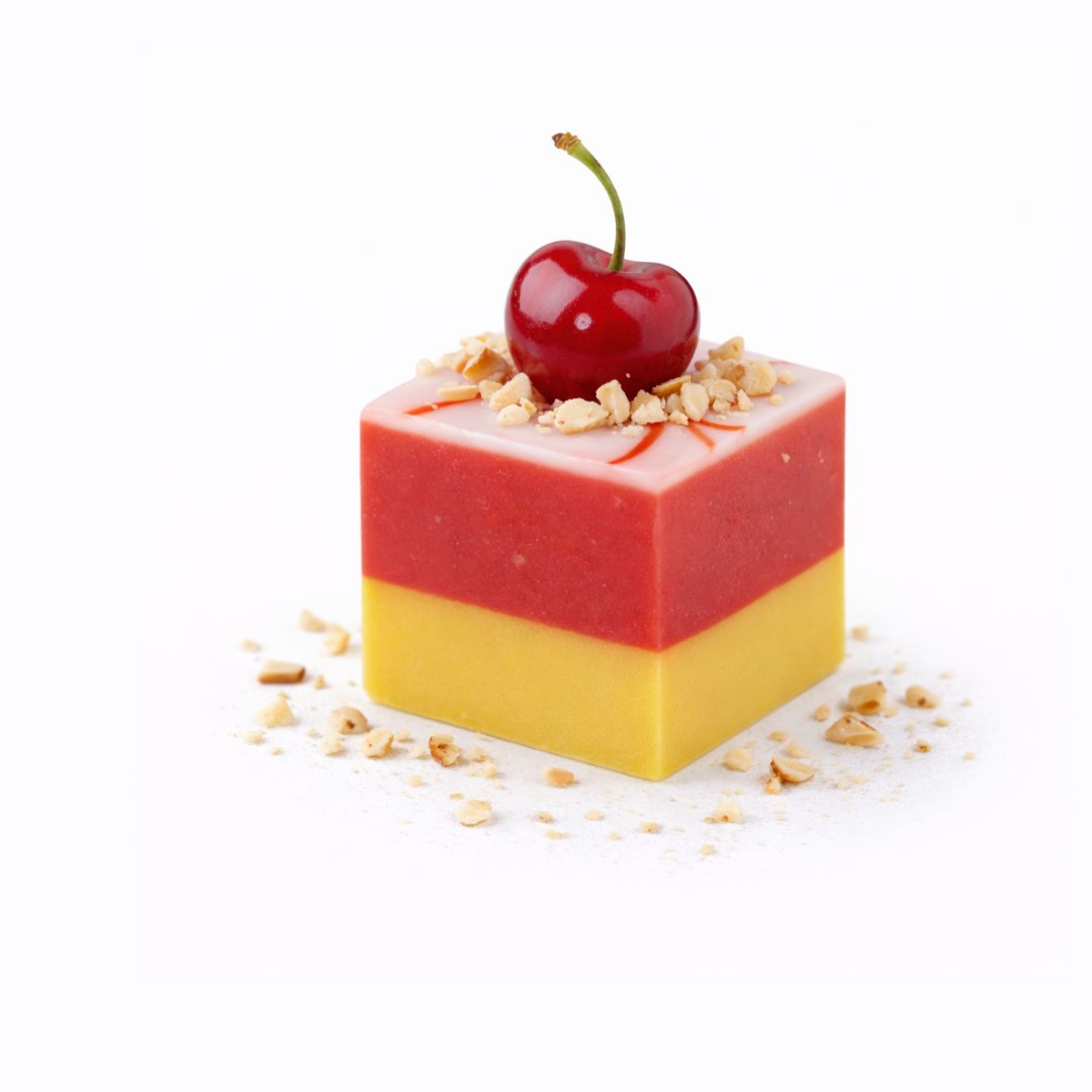 Cherry Bakewell Treat fudge